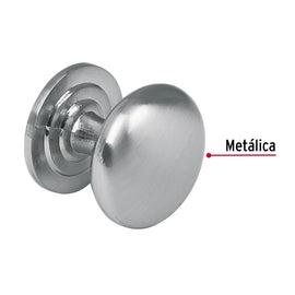 Perilla para mueble metálica estilo 