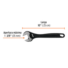 Cargar imagen en el visor de la galería, Llave perica 10&quot; profesional pavonada, TRUPER Expert PET-10 (15502)