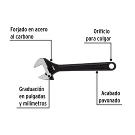 Llave ajustable (perico) 12