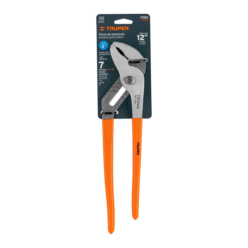 Pinza de extensión 12" mango de PVC, TRUPER PEX-12 (17352)