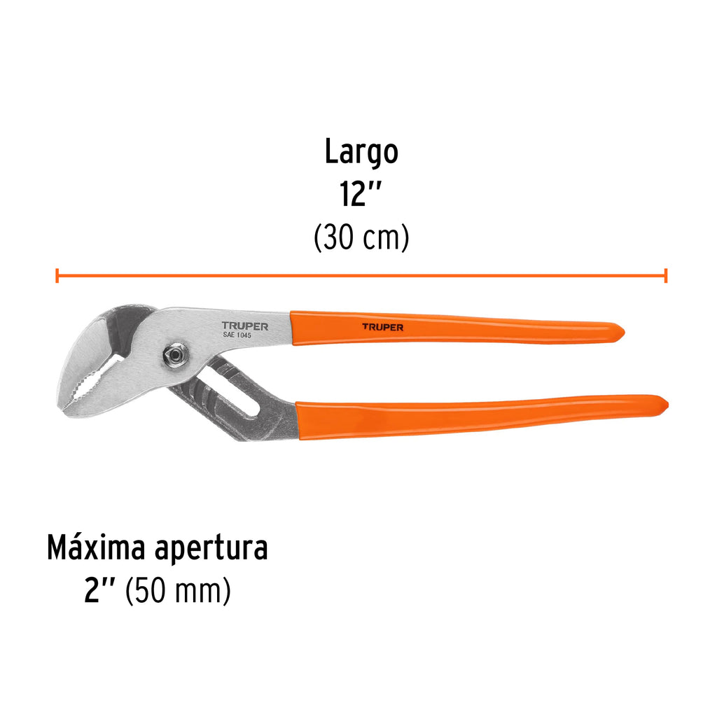 Pinza de extensión 12" mango de PVC, TRUPER PEX-12 (17352)