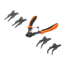 Cargar imagen en el visor de la galería, Pinza para anillos de retención 6&quot; 4 cabezas intercambiables PIAN-4 (17355)