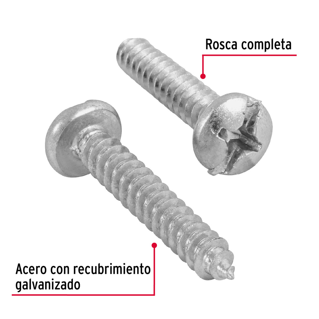 Pijas para lámina, #12x 1-1/4" bolsa con 10pz, FIERO PILA-12X1-1/4 (44429)