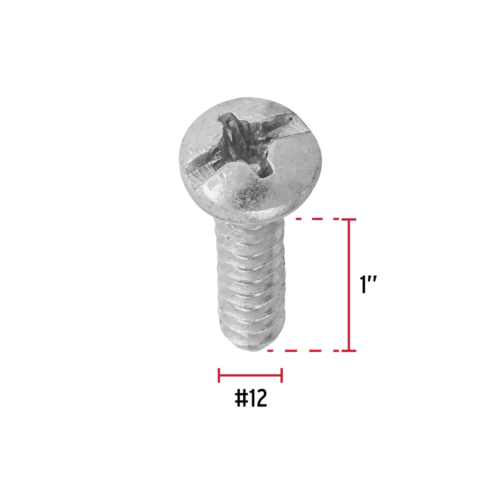 Pijas para lámina, #12x 1" bolsa con 10pz, FIERO PILA-12X1(44428)
