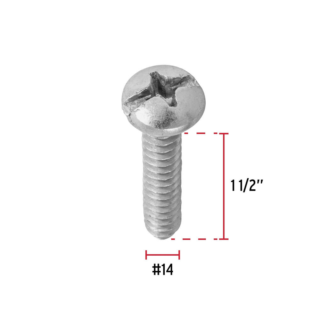 Pijas para lámina, #14x 1-1/2" bolsa con 10pz, FIERO PILA-14X1-1/2 (44435)