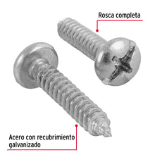 Cargar imagen en el visor de la galería, Pijas para lámina, #14x 1-1/4" bolsa con 10pz, FIERO PILA-14X1-1/4 (44434)