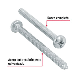 Pijas para lámina, #8 x 2