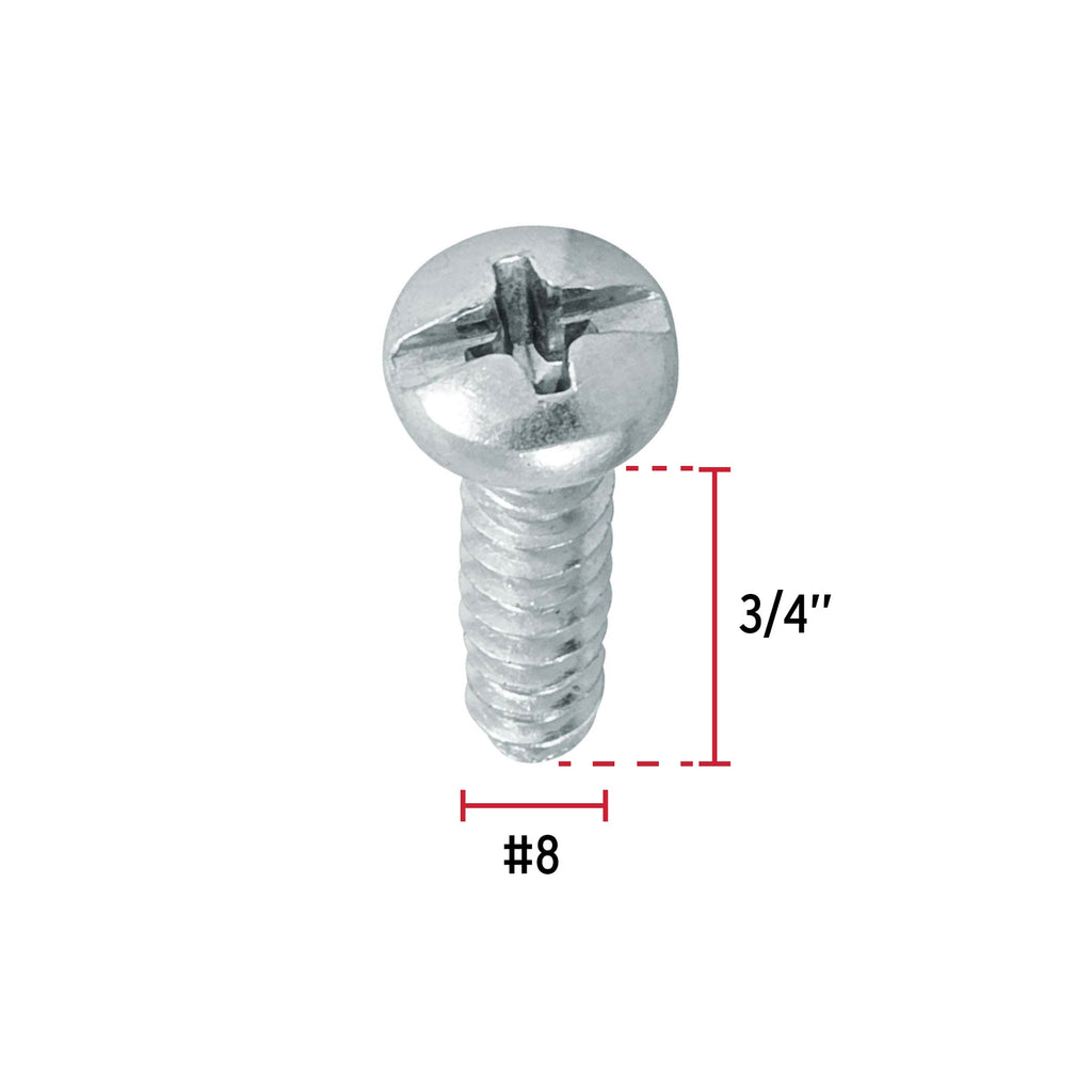 Pijas para lámina, #8 x 3/4" bolsa con 10pz, FIERO PILA-8X3/4 (44414)