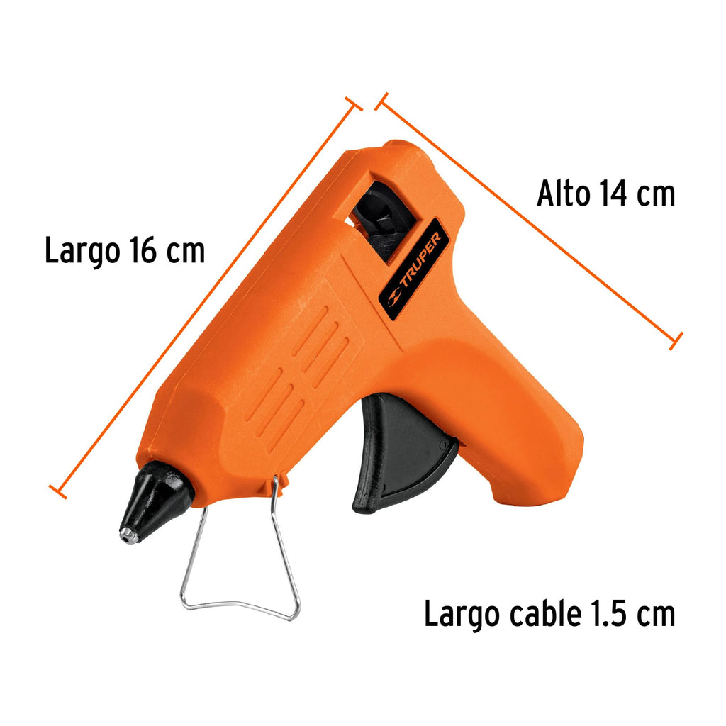 Pistola eléctrica para silicón de 1/2", TRUPER PIPE-1/2 (17536)
