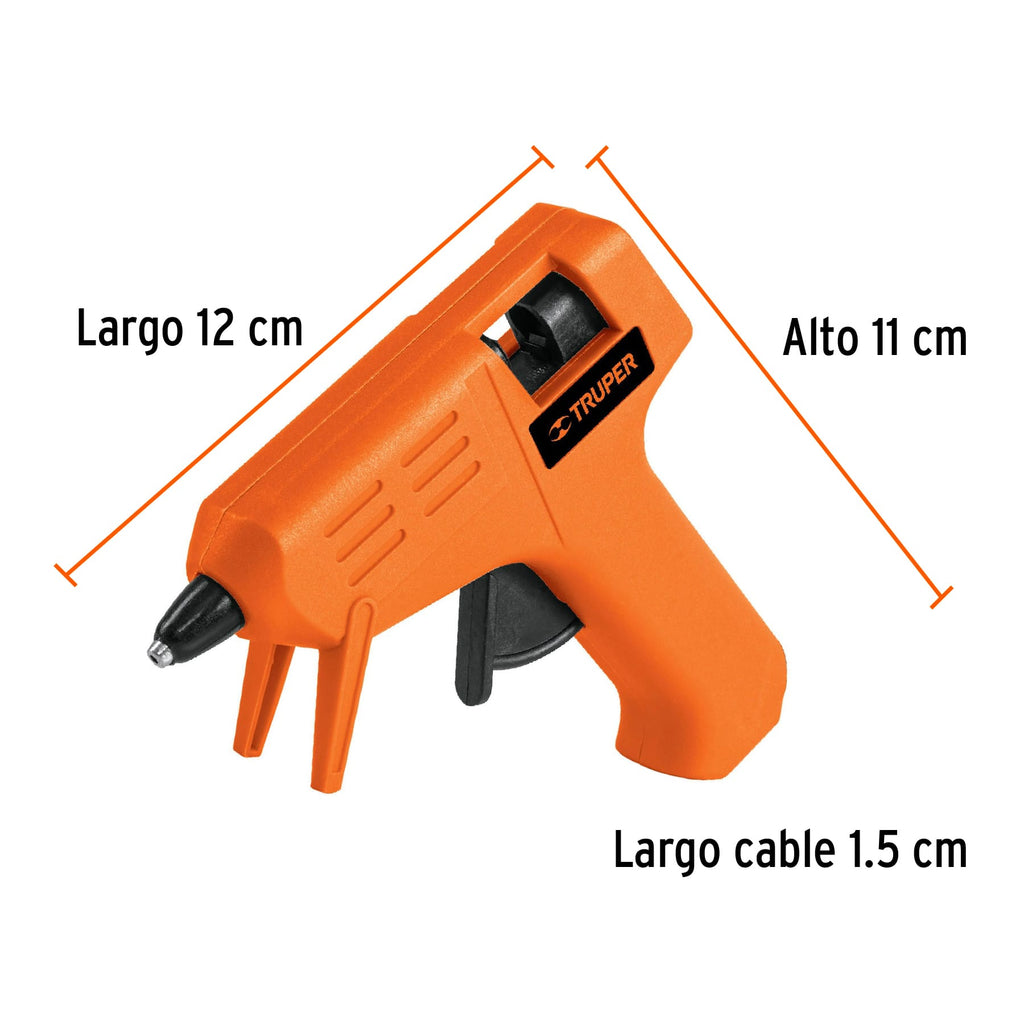 Pistola eléctrica para silicón de 5/16", TRUPER PIPE-5/16 (17535)