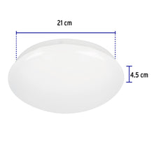 Cargar imagen en el visor de la galería, Luminario de LED 8 W tipo plafón luz de día, VOLTECK PLA-100L (47374)