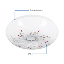 Cargar imagen en el visor de la galería, Luminario LED 18 W plafón decorativo espiral luz día, VOLTECK PLA-403L (43174)