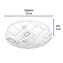 Cargar imagen en el visor de la galería, Luminario LED 15 W plafón decorativo cuadros luz día, VOLTECK PLA-502L (43177)