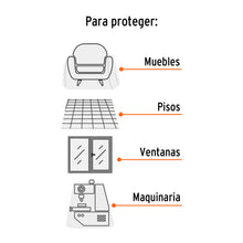 Cargar imagen en el visor de la galería, Plastiprotector 5 x 2 m, uso rudo, TRUPER PLAP-10R (11108)