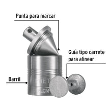 Cargar imagen en el visor de la galería, Plomada metálica de 200 g con centro, PRETUL PLOM-1Z (22461)