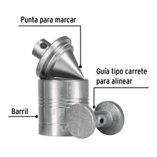 Cargar imagen en el visor de la galería, Plomada metálica de 310 g con centro, PRETUL PLOM-2Z (22462)