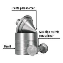 Cargar imagen en el visor de la galería, Plomada metálica de 675 g con centro, PRETUL PLOM-4Z (22464)