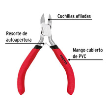 Cargar imagen en el visor de la galería, Mini pinza de corte diagonal 4&quot;, PRETUL PMP-CD4 (22663)