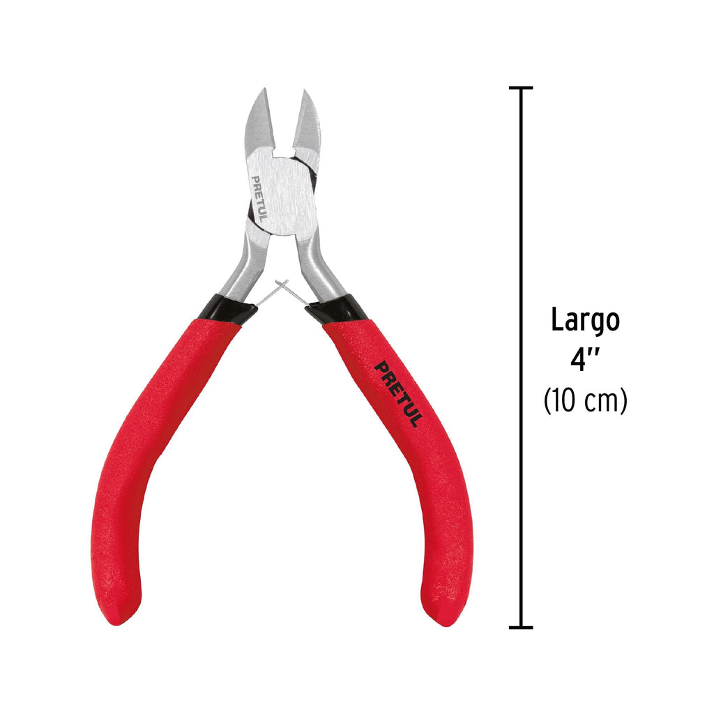 Mini pinza de corte diagonal 4", PRETUL PMP-CD4 (22663)