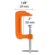 Cargar imagen en el visor de la galería, Prensa 2&quot; de hierro dúctil para carpintería, TRUPER PNT- 2 (17659)
