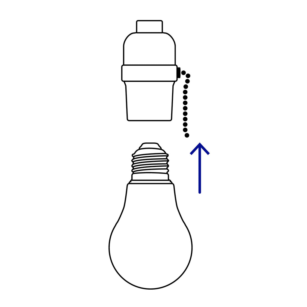 Portalámpara de baquelita, con interruptor de cadena, VOLTECK POBA-18 (46533)