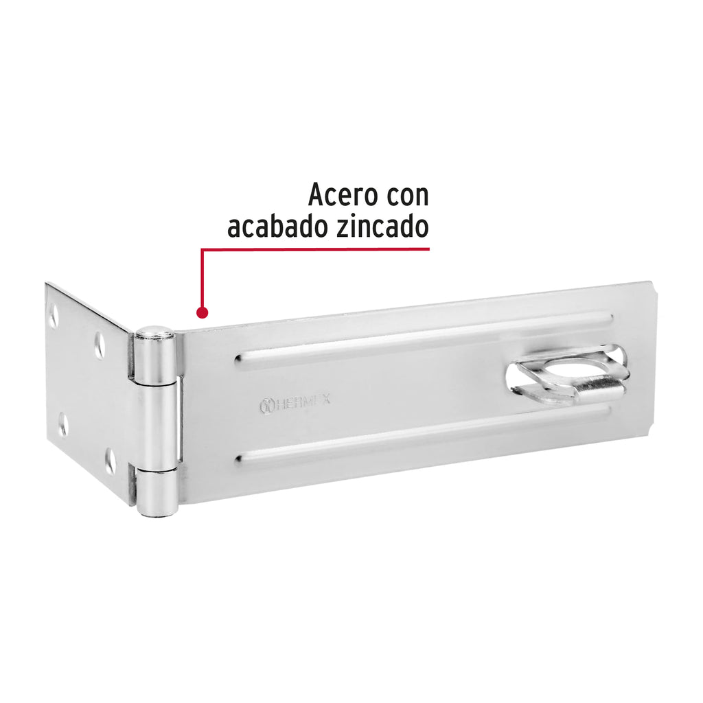 Portacandado de acero zincado 6", HERMEX  POCZ-600 (43751)