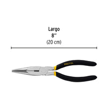 Cargar imagen en el visor de la galería, Pinza de punta y corte 8&quot; mango de PVC, PRETUL PCD-8P (22627)