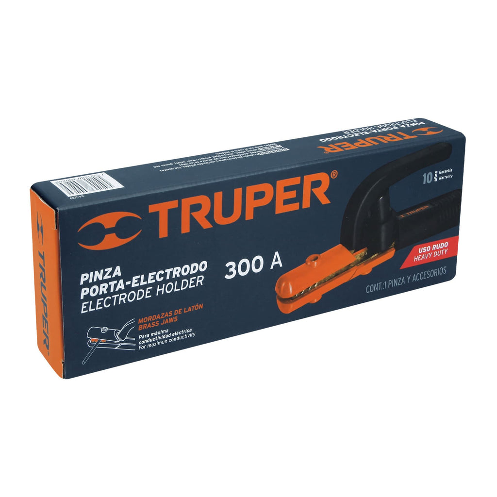 Pinza porta electrodo de 300 A, TRUPER PPE-300 (14232)