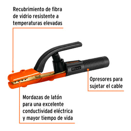 Pinza porta electrodo de 500 A, TRUPER PPE-500 (14233)