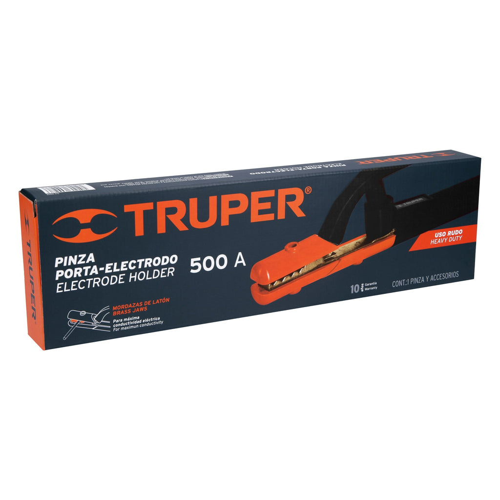 Pinza porta electrodo de 500 A, TRUPER PPE-500 (14233)