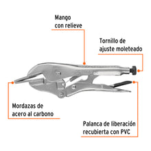 Cargar imagen en el visor de la galería, Pinza de presión 8&quot; hojalatera, TRUPER PPP-8R (17425)