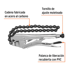 Cargar imagen en el visor de la galería, Pinza de presión 8&quot; de cadena, TRUPER PPT-CAD (17438)