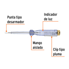 Cargar imagen en el visor de la galería, Probador de circuitos de corriente alterna 14 cm, TRUPER PROCO-14 (13988)