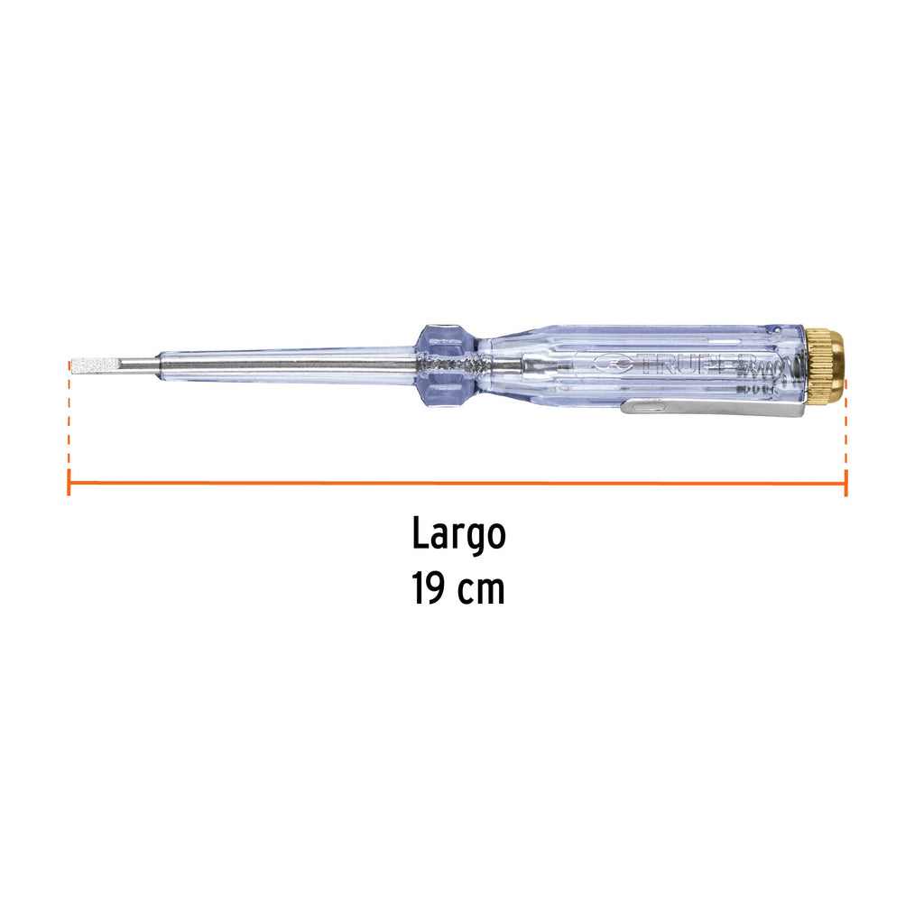 Probador de circuitos de corriente alterna 14 cm, TRUPER PROCO-14 (13988)