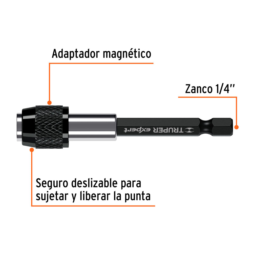 Adaptador para puntas magnética 75mm PUDE-9075 (11873)