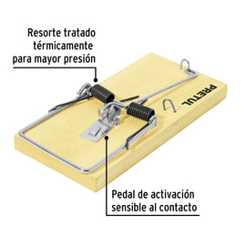 Trampa de madera de 7