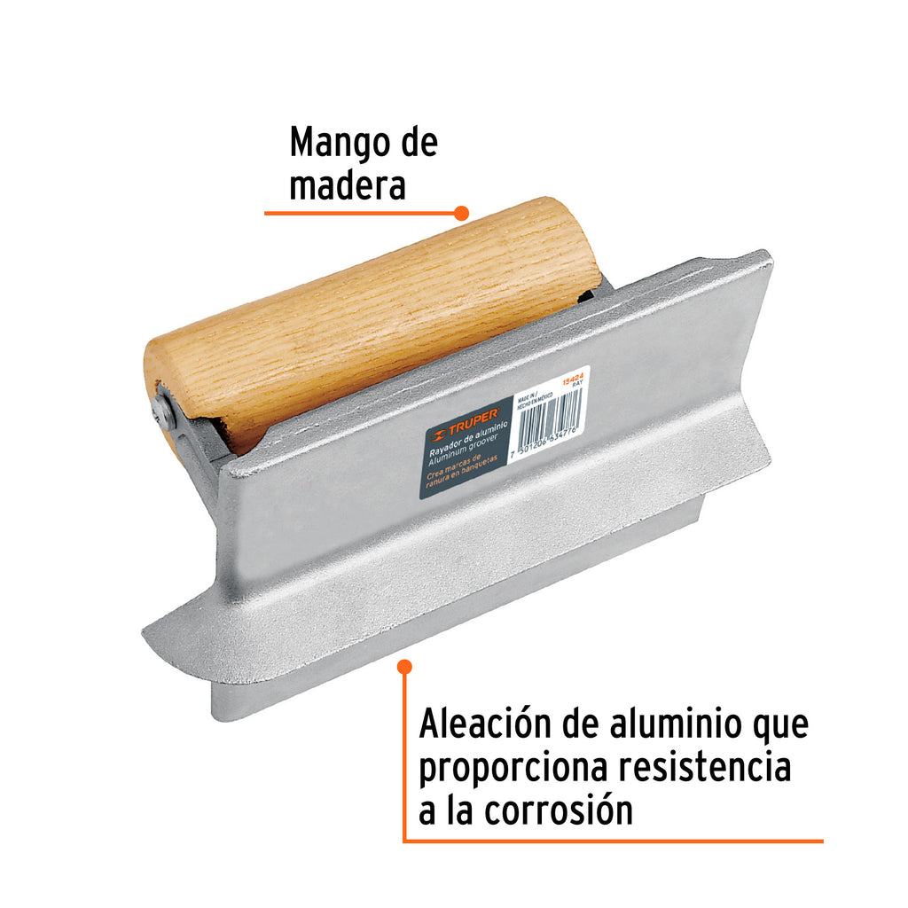 Rayador de aluminio, TRUPER RAY (15424)
