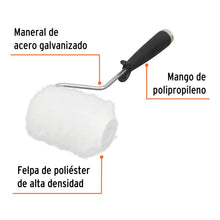 Cargar imagen en el visor de la galería, Mini rodillo para pintar 4&quot; x 3/4&quot; de poliéster, TRUPER ROPI-420P (13896)
