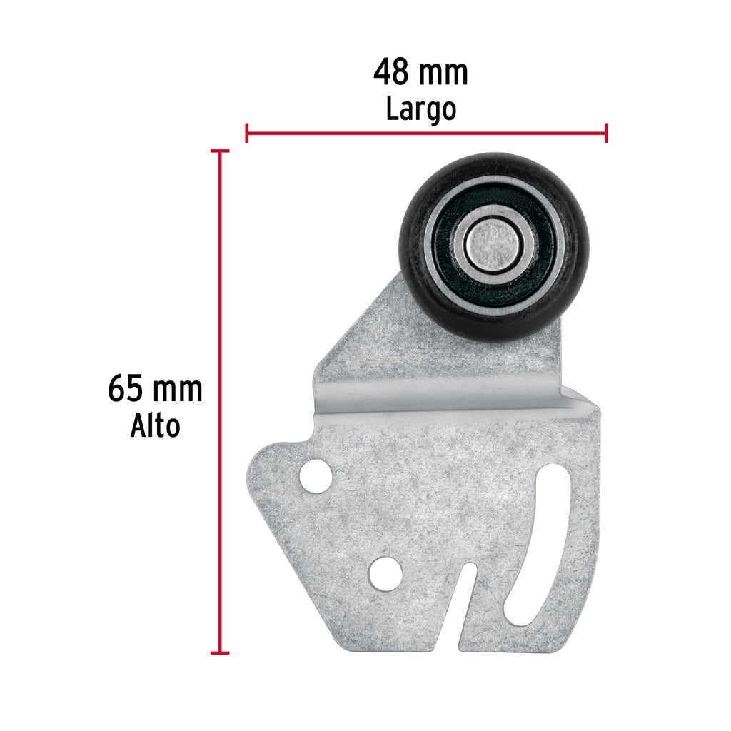 Correderas para riel superior de clóset, HERMEX SC-01 (48970)