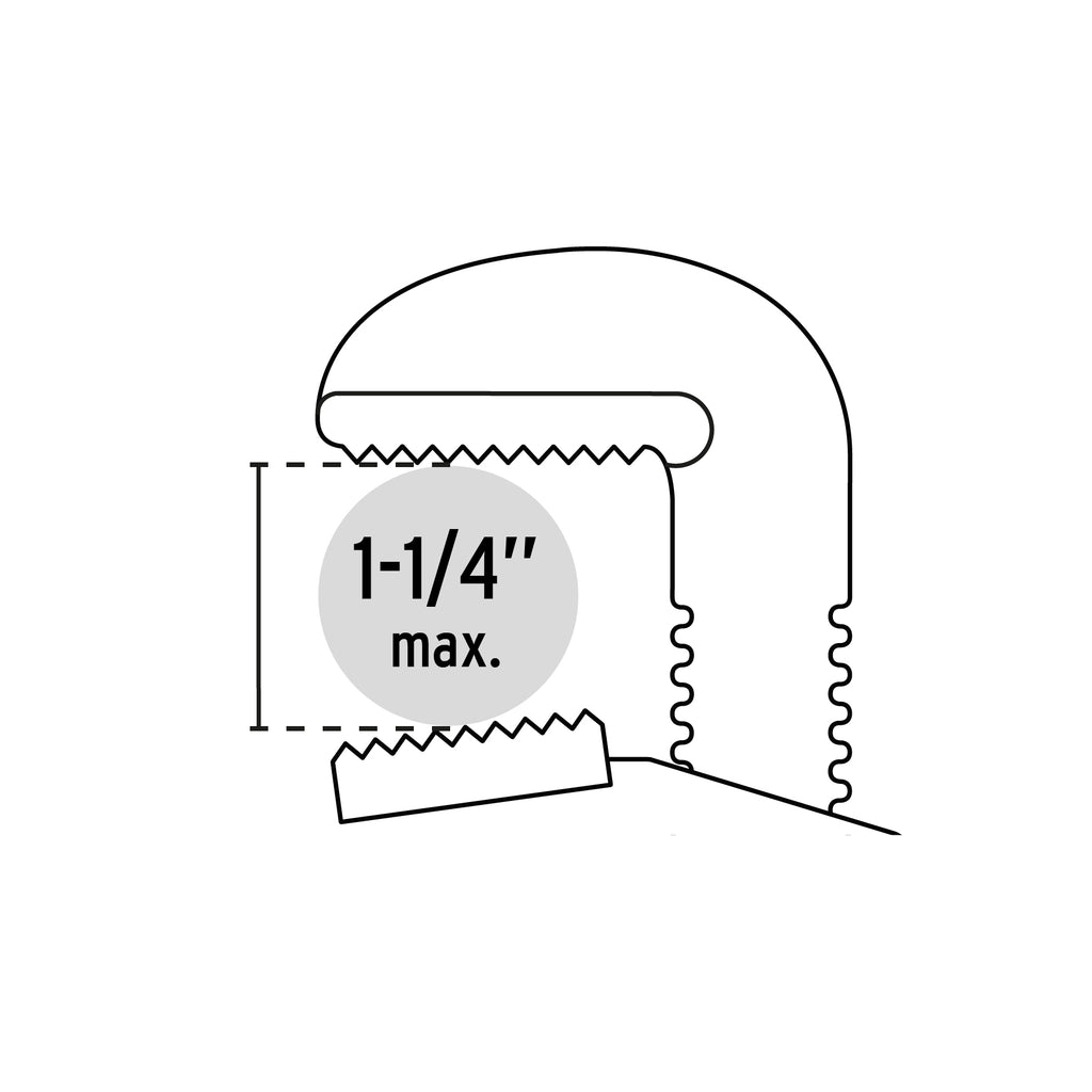 Llave stilson 12" cuerpo de hierro maleable, PRETUL STL-12P (22012)