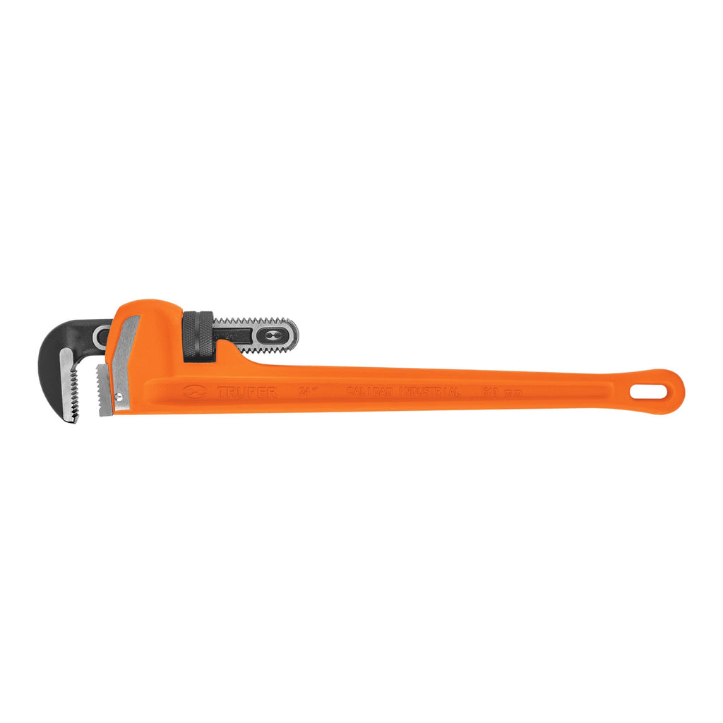 Llave stilson 24" cuerpo robusto de hierro dúctil, TRUPER STI-24 (15840)