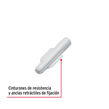 Cargar imagen en el visor de la galería, Taquetes de plástico 3/16&quot;, bolsa con 10pz blanco, FIERO TAQ-3/16P (40163)