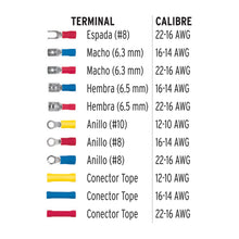 Cargar imagen en el visor de la galería, Juego de 55 terminales aisladas para cable, VOLTECK TERA-K55 (48142)