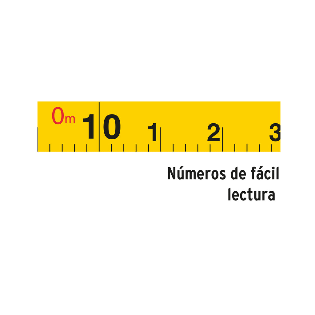 Cinta larga 100 m de fibra de vidrio, tipo cruceta, TRUPER TFC-100ME (12645)