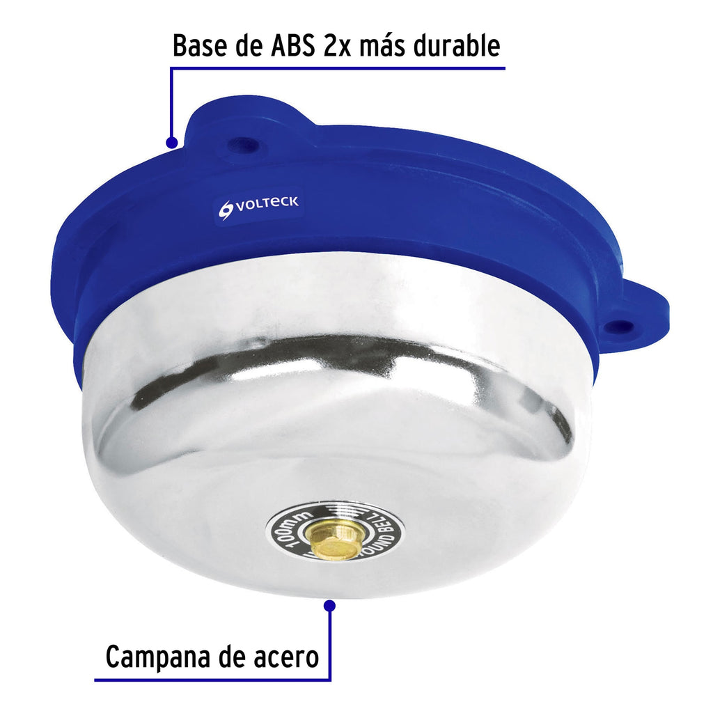 Timbre tipo campana de 4", VOLTECK TIMC-4 (46607)