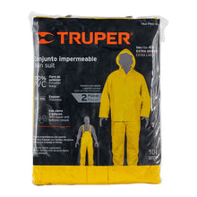 Cargar imagen en el visor de la galería, Conjunto impermeable doble capa, talla XG, TRUPER TRA-PRO-XL (14420)