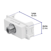 Cargar imagen en el visor de la galería, Toma de televisión, línea Italiana, color blanco, VOLTECK TV-1B (48141)