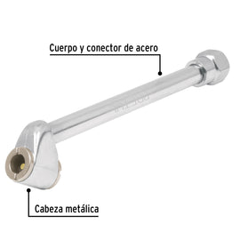 Inflador de cabeza doble, cuerda 1/4 NPT, PRETUL VAL-INF-1/4P (21694)