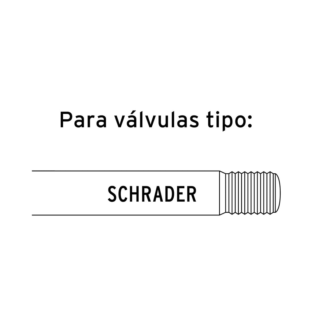 Inflador de cabeza doble, cuerda 1/4 NPT TRUPER VAL-INF-1/4 (19089)