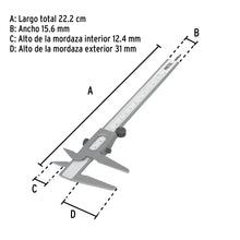 Cargar imagen en el visor de la galería, Calibrador vernier de 6&quot;, PRETUL VER-6PX (21455)